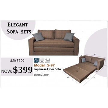 2 Seater Sofa Bed SFB1110